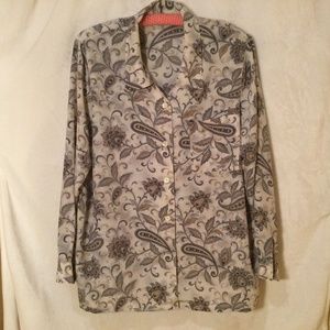 Alfred Dunner Women’s Floral Pattern Blouse